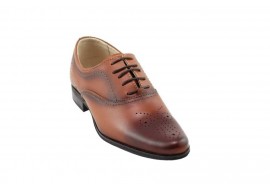 OFERTA MARIMEA 41, Pantofi barbati office, eleganti din piele naturala maro - L887MD